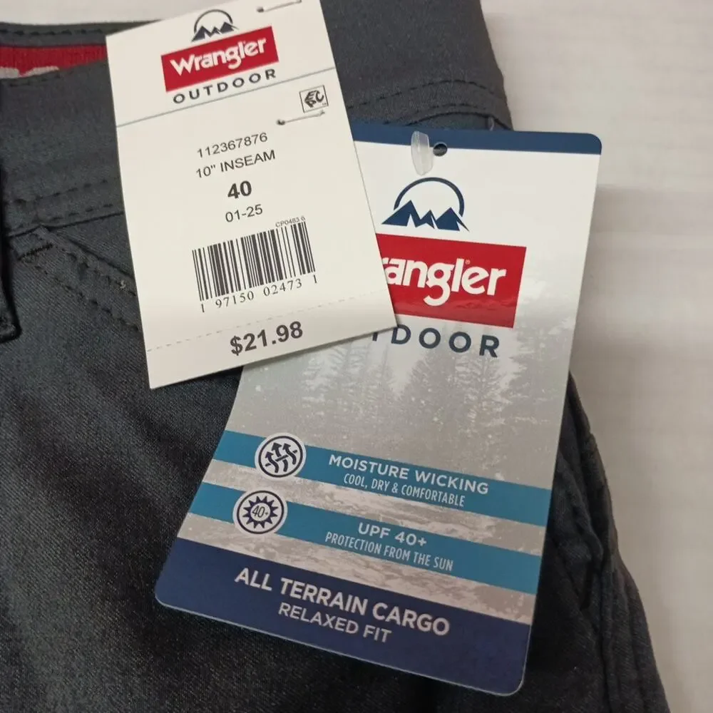Wrangler Cargo‎ Shorts Men's Size 40 Black 10